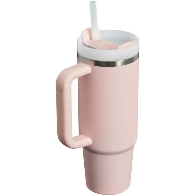 Stanley STANLEY Quencher H2.0 FlowState Stainless Steel Vacuum Insulated Tumbler with Lid and Straw for Water  Iced Tea or Coffee (Bloom  40 oz) - Image 2