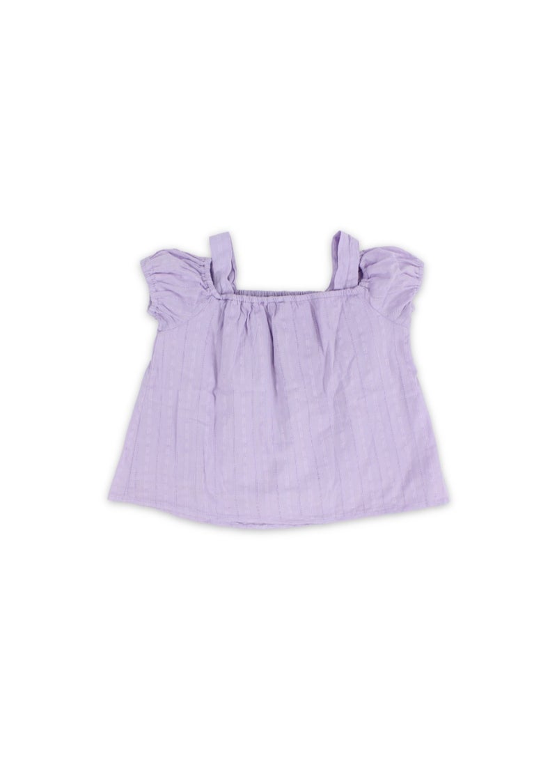 Pompelo Girls Cotton Blouse – Lilac - Image 1