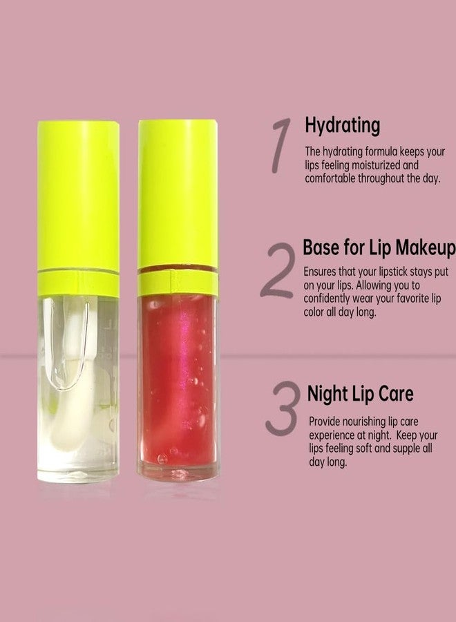 MYUANGO Lip Oil Moisturizing, Hydrating Lip Care Lip Tint, Shiny Lip Glow Vegan Plumping Lip Gloss for Dry Lips (05) - Image 3