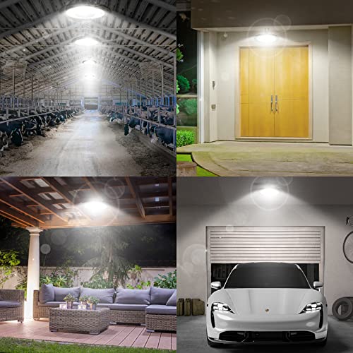 FabStyl Solar Light Indoor Outdoor, 3000LM Solar Shed Light Rotation Design, Waterproof 5 Modes (2 for All Day Lighting) Motion Sensor, Dimmable Remote for Barn Patio Chicken Coop Gazebo Garage - Image 5