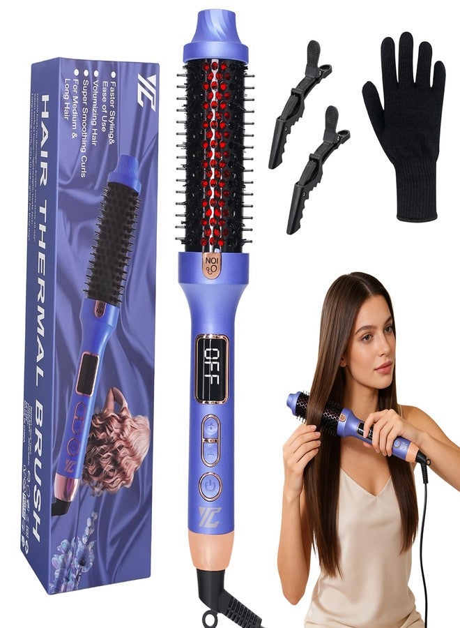 FBGAGH Infrared Thermal Brush,Blowout Look,1.5 Inch Heated Round Brush - Image 1