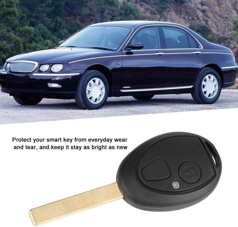 2 علبة حماية مفتاح الريموت للسيارة ذات الأزرار - أنيقة | تناسب موديلات Rover 75 وMG ZT - Image 3