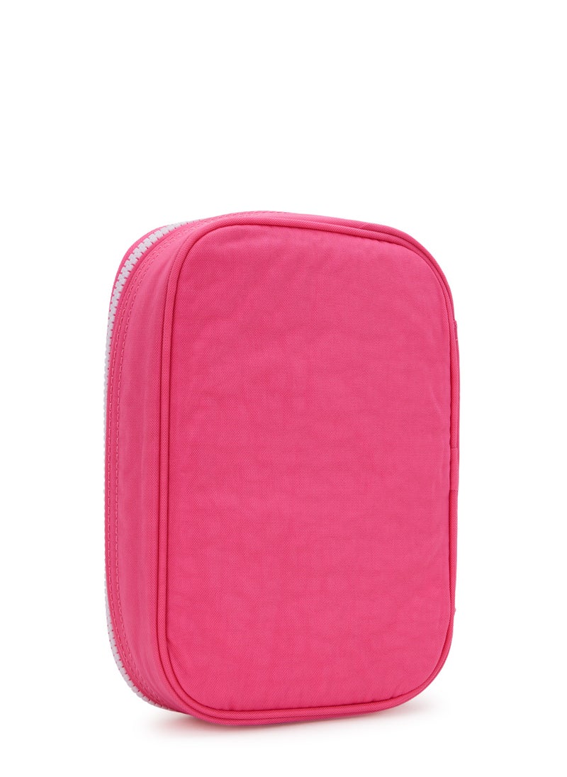 kipling 100 Pens Large Kids School Pen Case Happy Pink  - Image 4
