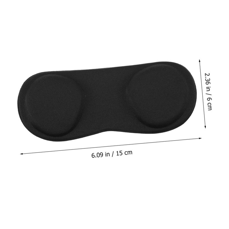 غطاء عدسة VR أسود واقي - قطعتان مقاومتان للخدش 15.5 × 6 × 1.5 سم - Image 4