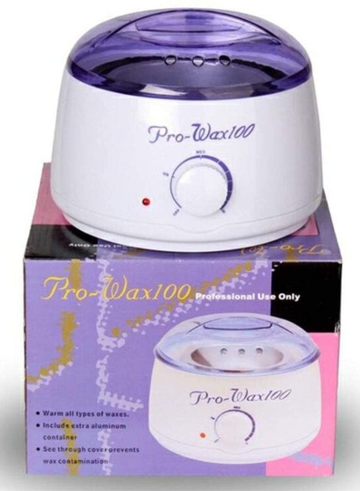ProWax Heat And Melt Wax Machine With 2 Wax Bag White/Purple - Image 2