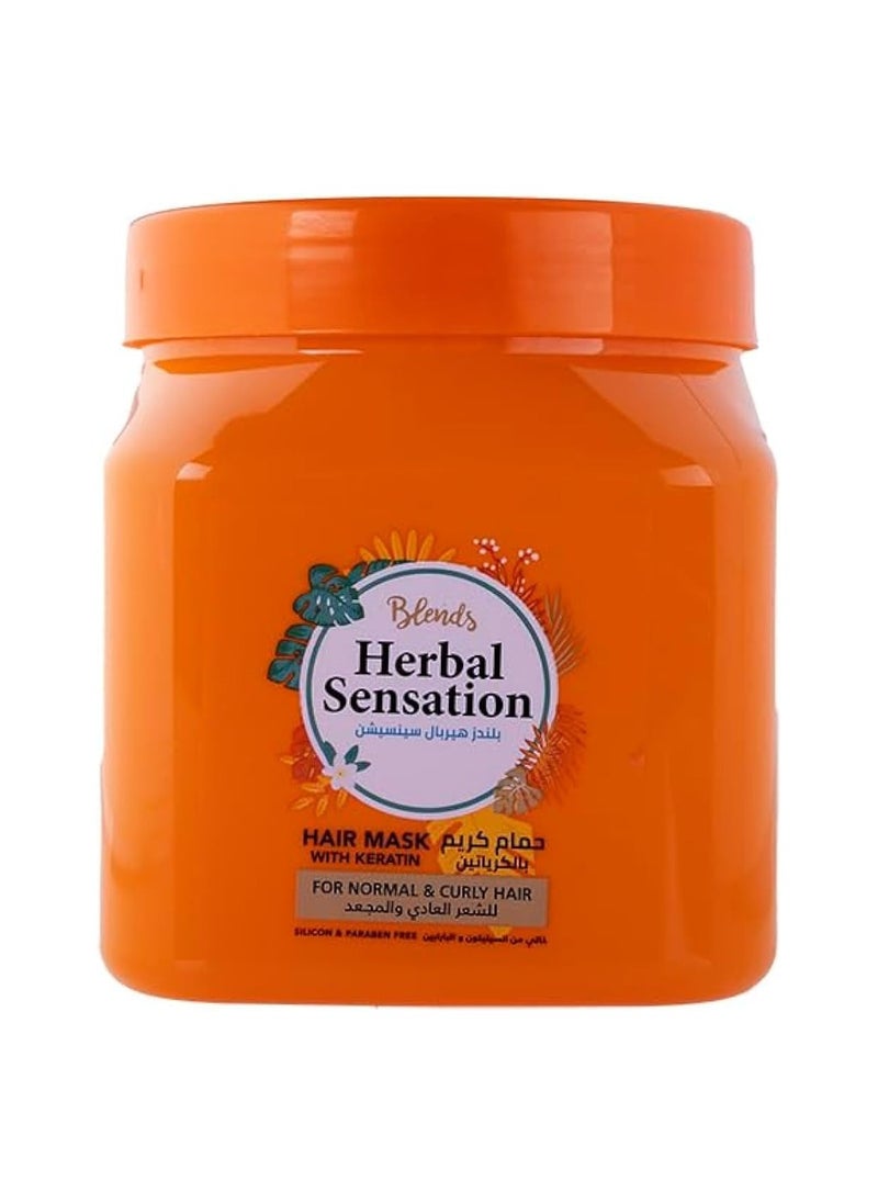 Blends Herbal Sensation Hair Mask With KERATIN  600ml 