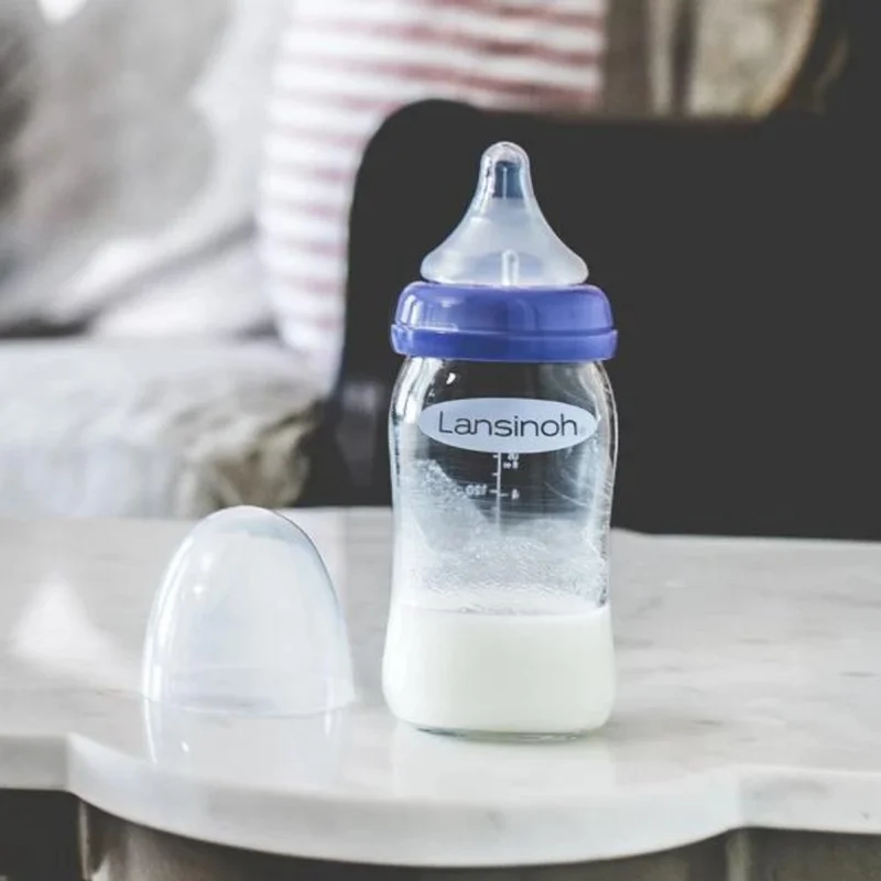 Lansinoh Natural Wave Silicone Baby Bottle Teat 2pcs Medium Flow