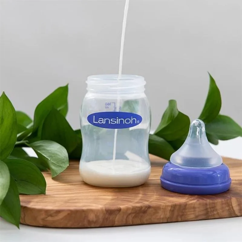 Lansinoh Natural Wave Silicone Baby Bottle Teat 2pcs Medium Flow