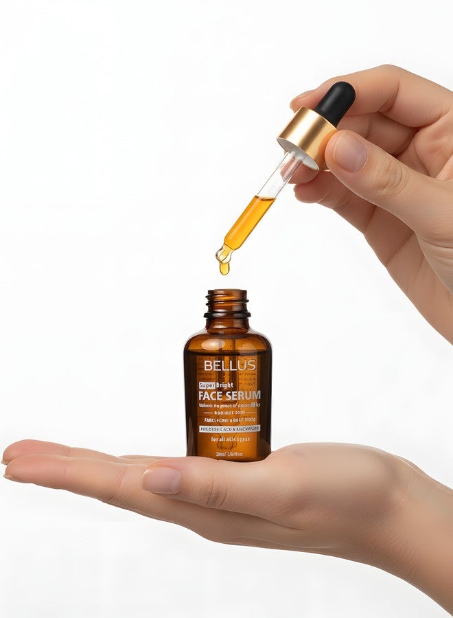 Bellus Vitamin C Serum for Glowing Skin | Dark Spots & Hyperpigmentation Remover | Hyaluronic Acid | 30ml - Image 3