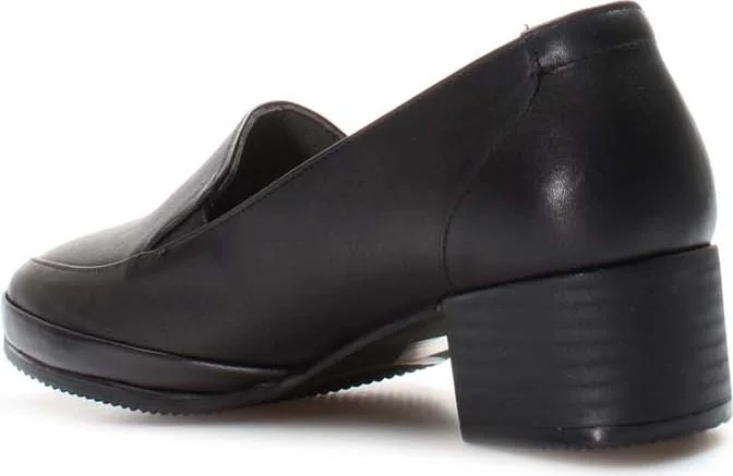 فاست ستيب Genuine Leather Black Women's Casual Shoes 889za5061