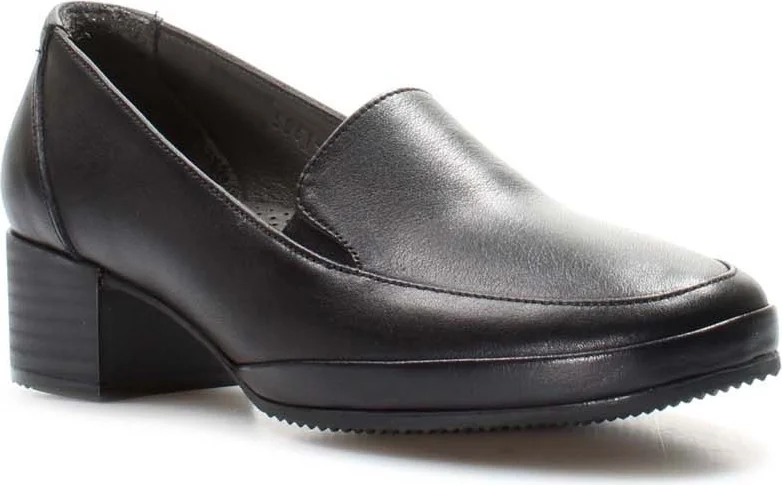 فاست ستيب Genuine Leather Black Women's Casual Shoes 889za5061