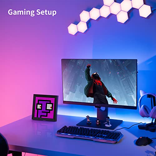 Divoom LED Light Display Panel Suit for RGB Light Bars,with Smart App Control Cool Animation Desk Setup for PC, TV, Gaming Room Decor - Image 2