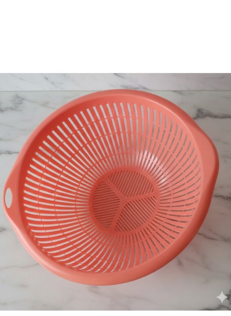 فافيلا مصفاة مطبخ بلاستيك متعددة الاستخدامات بتصميم عملي وخامة متينة كود 643- لون بطيخي - Image 4