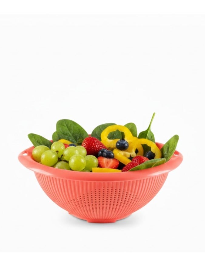 فافيلا مصفاة مطبخ بلاستيك متعددة الاستخدامات بتصميم عملي وخامة متينة كود 643- لون بطيخي - Image 2