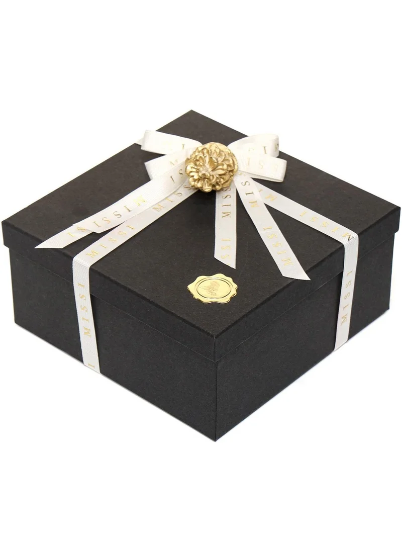 Missi Black Decorative Plaster Gift Box