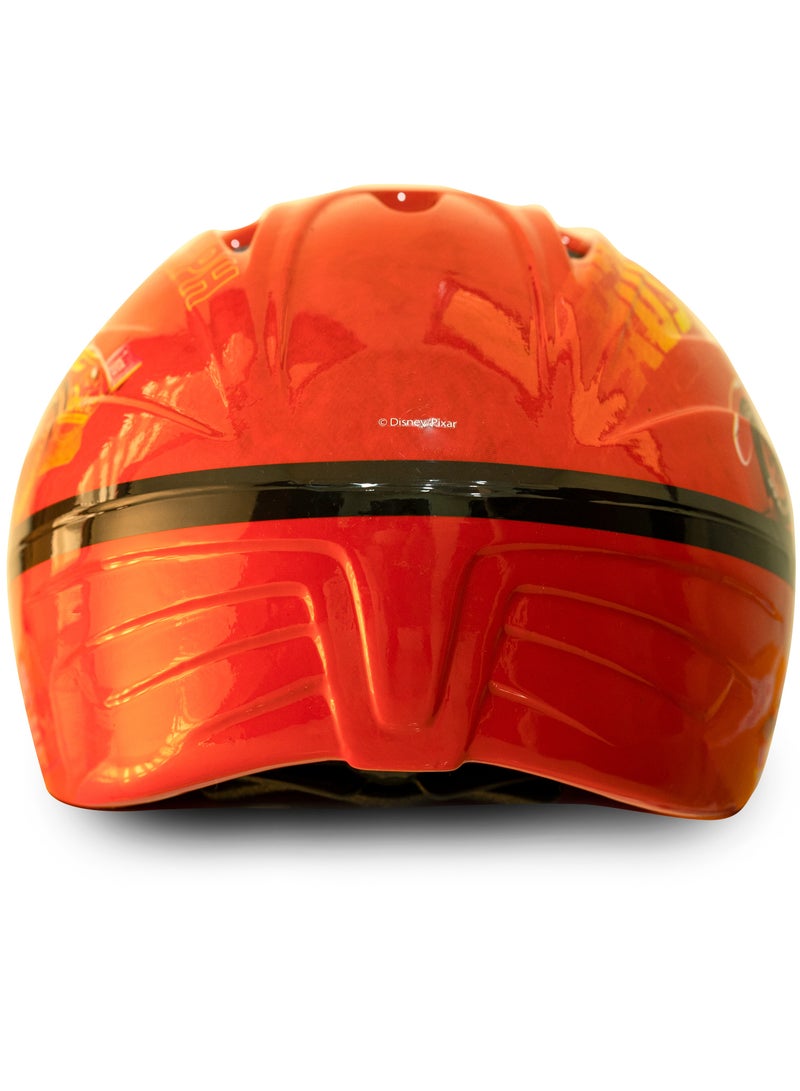 Spartan Disney Cars Helmet for Kids Ages 3–6 | Medium Size 50–52cm | Lightning McQueen Bike and Skate Safety Gear | Lightweight Shell | Adjustable Strap | Ventilated Design | SP-9106 - Image 4