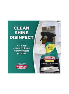 Weiman Disinfectant Granite & Stone Clean and Shine 12 Fl Oz  - Image 3