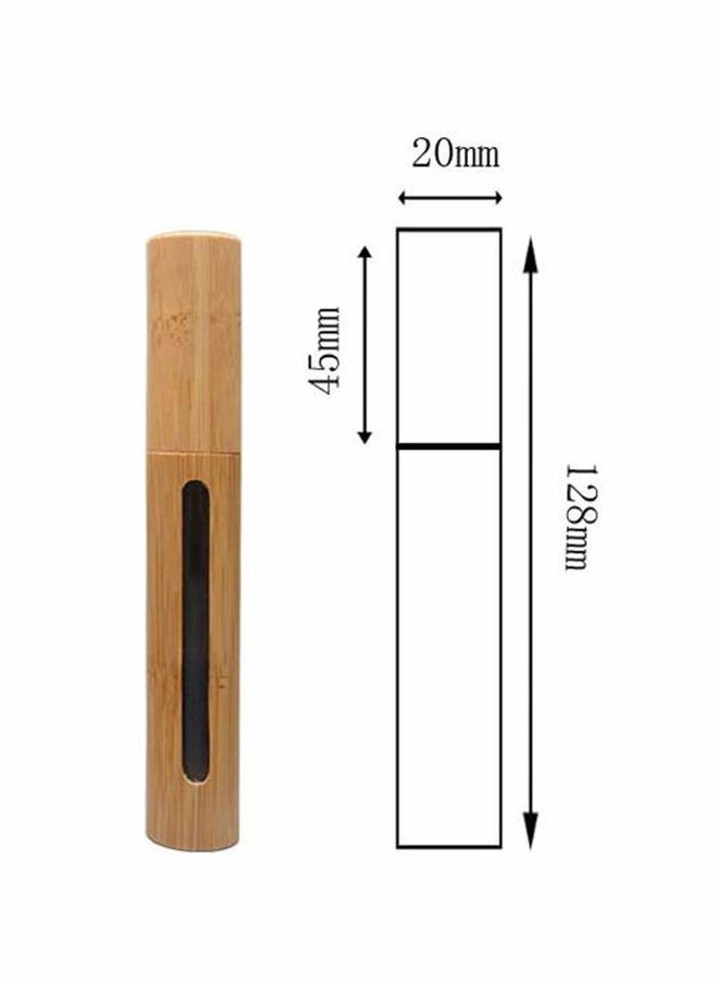 Elandy - 2PCS 6ML Empty Bamboo Appearance Eyelashes Tubes Mascara Tube Eyelash Wand Holder Container Cosmetic Makeup Sample Packing Vial Storage Jars for Mascara Eyelash Growth Oil - Image 1