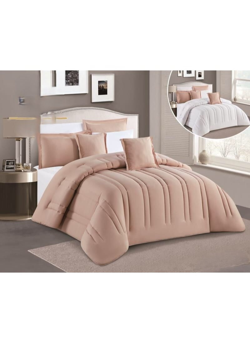 MARK Double summer hotel bedspread with double sides, made of microfiber, size 240*260 cm  - Image 1