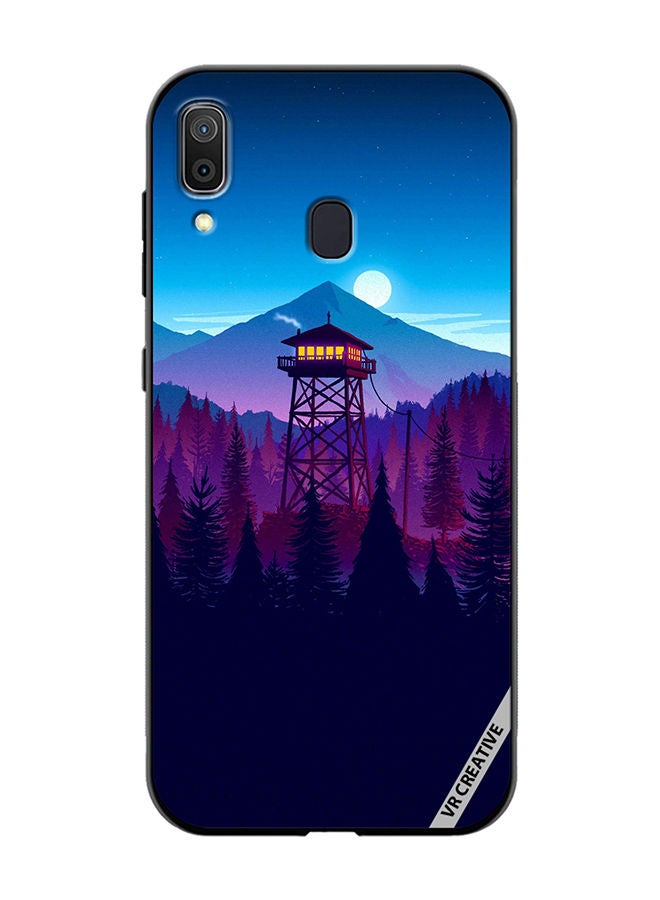 VR CREATIVE Protective Case Cover For Samsung Galaxy A30 Alone Night Design Multicolour - Image 1