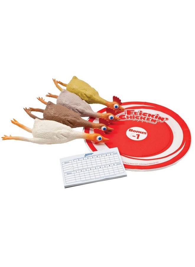 University Games - University Games, Flickin Chicken Indoor Outdoor Target Toss Game, The Go Anywhere Game for 2 or More Players Ages 6 and Up - Image 1