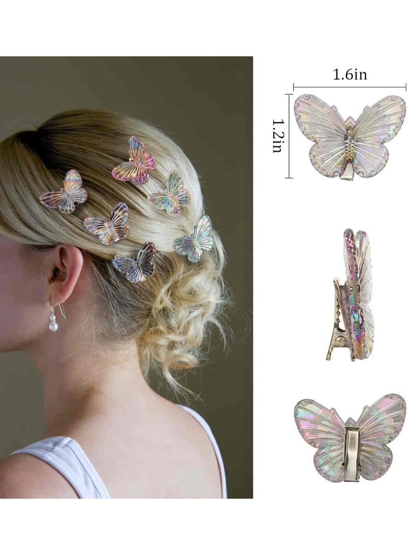 ميتوي 20 قطع متعددة الألوان البسيطة بريق كليب فراشة مقاطع الشعر مجموعة - Image 5