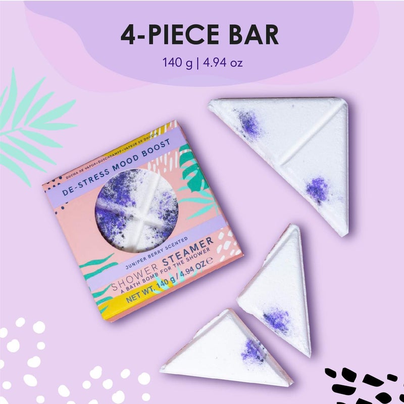 Paladone Just Good Days Juniper Berry Destress Shower Steamer Bath Bomb - Image 3