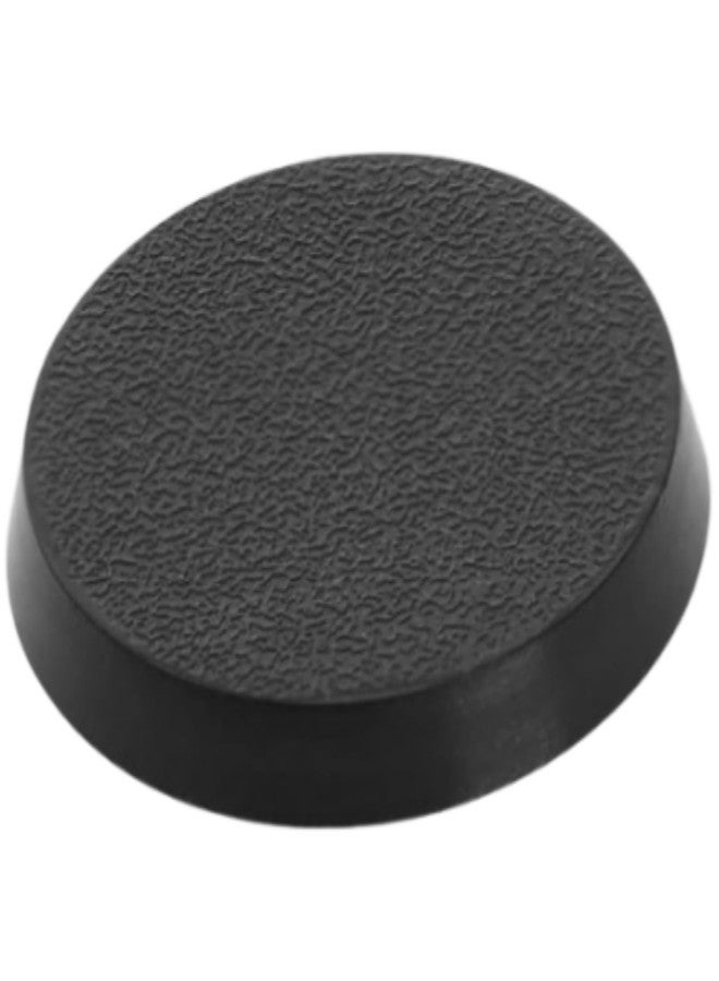 XJPONGC 60pcs Round Plastic Model Bases 32mm or 1.3inch for Gaming Miniatures or Wargames Table Games DND Bases Game(60PCS Black) - Image 3