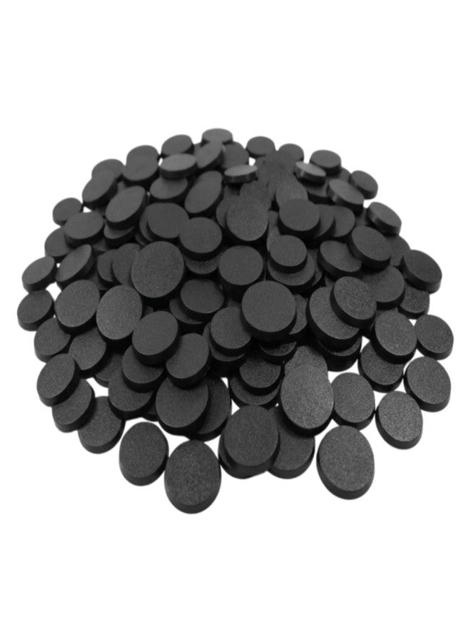 XJPONGC 60pcs Round Plastic Model Bases 32mm or 1.3inch for Gaming Miniatures or Wargames Table Games DND Bases Game(60PCS Black) - Image 1