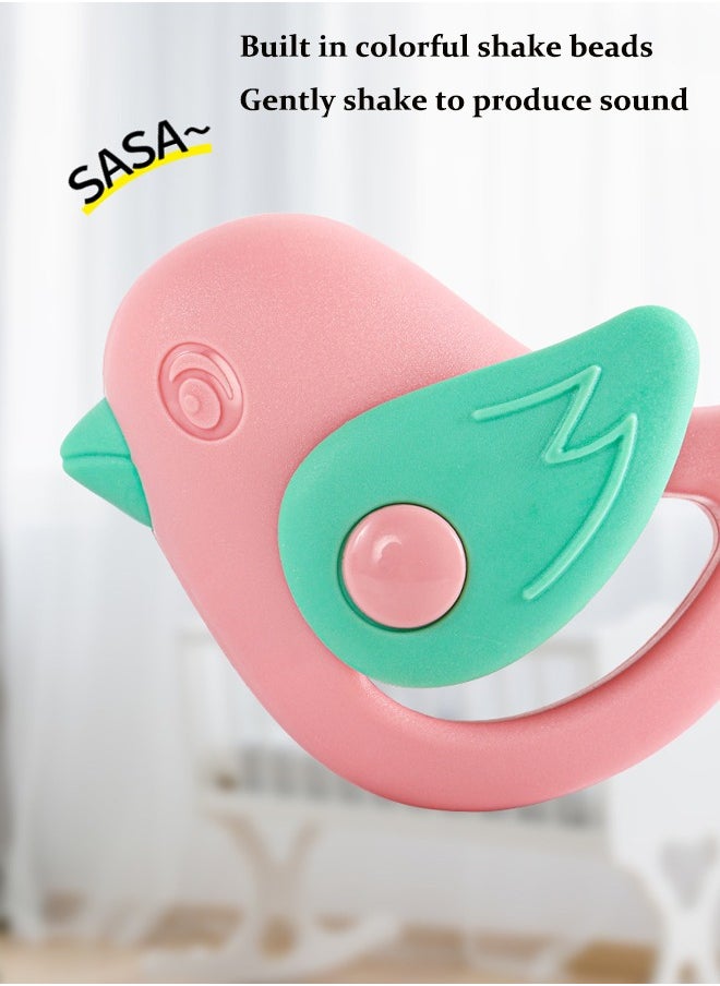 Aissiora 10PCS Baby Teethers Baby teething set Teether rattle toy Baby rattle toys Relieves your baby's teething discomfort Grip training Toys for early education for babies  - Image 5