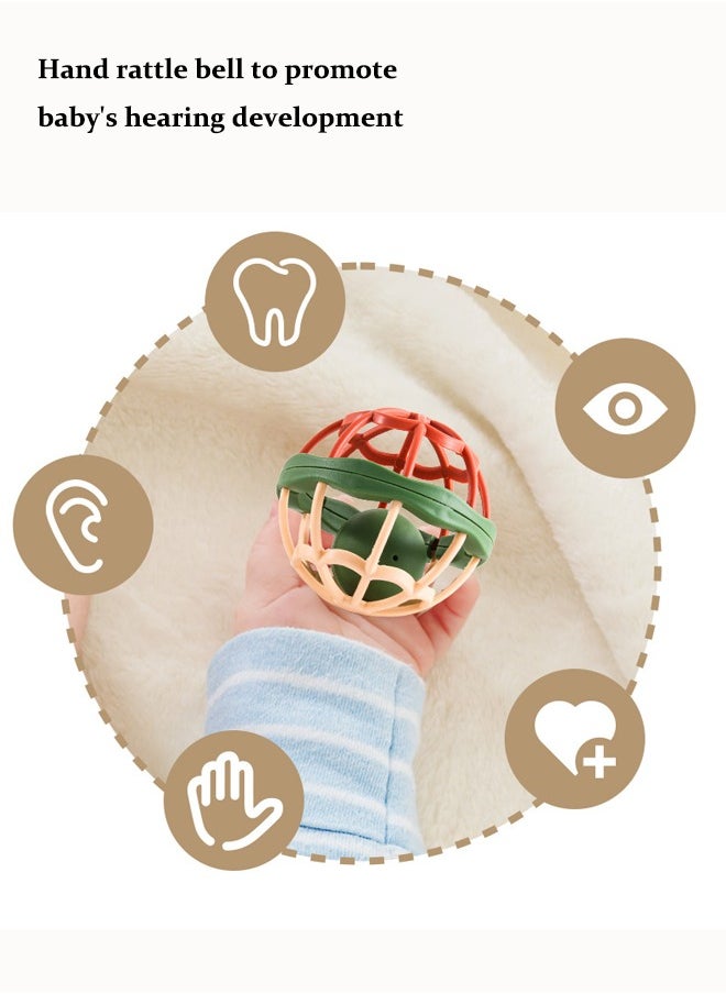 Aissiora 10PCS Baby Teethers Baby teething set Teether rattle toy Baby rattle toys Relieves your baby's teething discomfort Grip training Toys for early education for babies  - Image 4