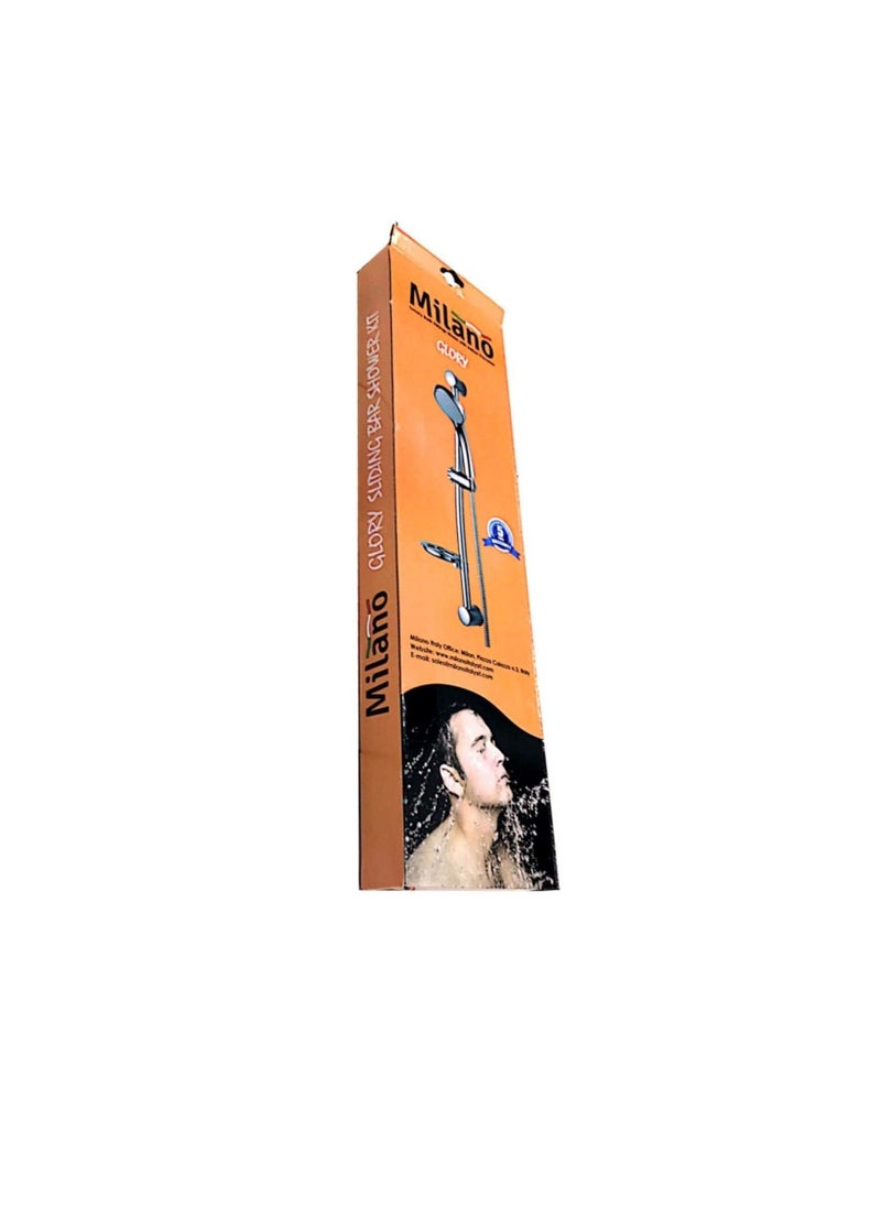 milano - Milano Glory Sliding Bar Shower Kit with 3 Flow Message Set - Image 1