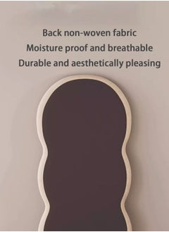 Hihonor Full Body Mirror 150x40cm Wavy Full Body Mirror, Fitting Mirror Dressing Mirror, Shaped Mirror for Bedroom Dressing Room Living Room, White  - Image 5