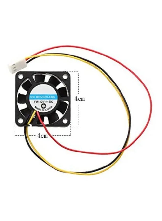 4 أجهزة كمبيوتر شخصية 4010 DC 12V مروحة تبريد 3 دبوس للطابعات ثلاثية الأبعاد Ender 3 / CR10 - Image 3