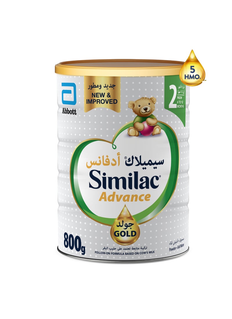 سيميلاك جولد حليب المرحلة 2 800جم - Image 1