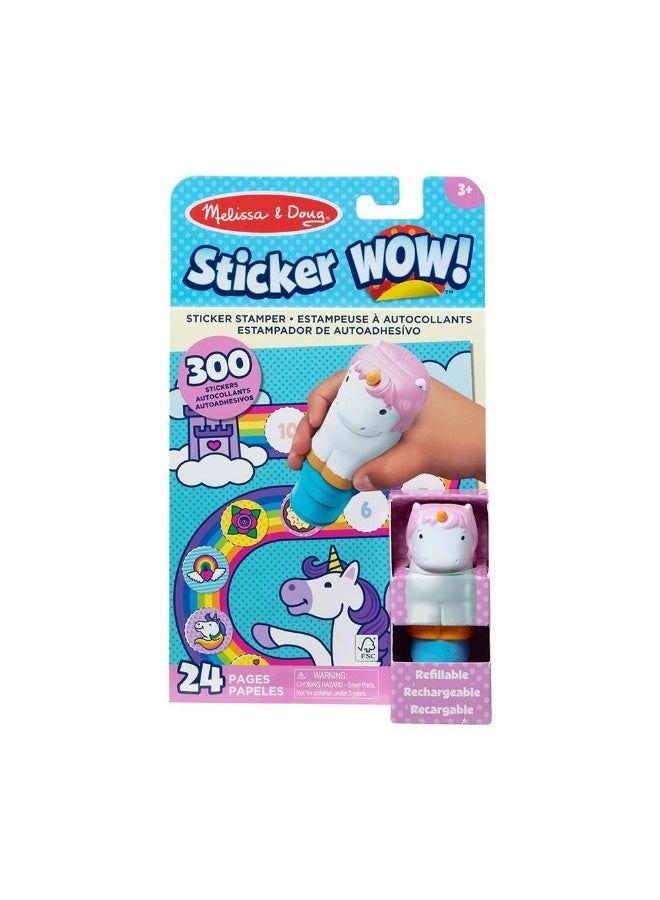 Melissa & Doug لوحة أنشطة ووو يونيكورن وطابع ملصقات - Image 1
