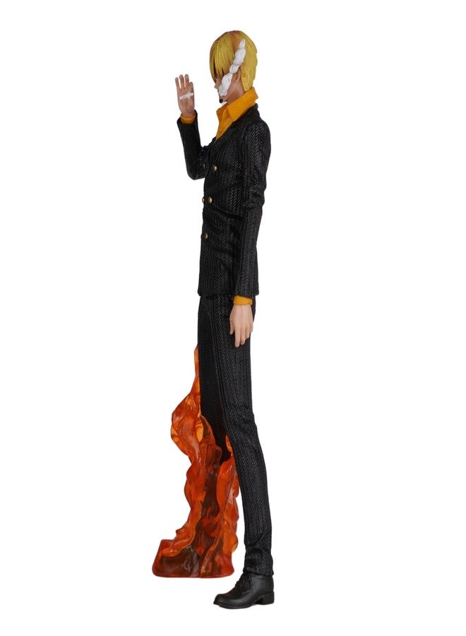 Offo One Piece Sanji Diable Jambe Action Figure | Durable PVC Anime Collectible Figurine for Car Dashboard, Home Decor, Office Desk & Study Table | Premium Gift for Fans & Collectors - Image 2