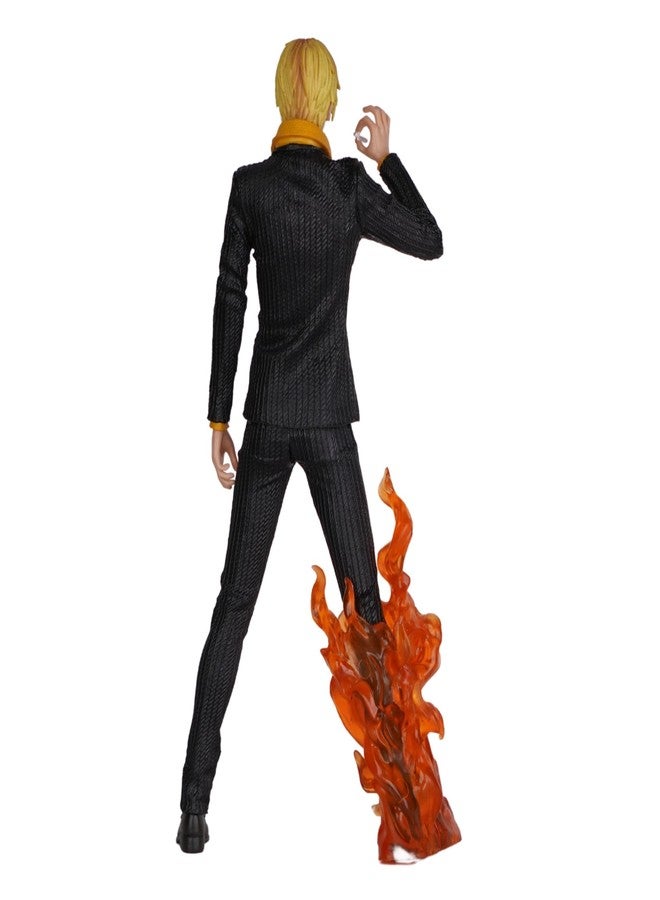 Offo One Piece Sanji Diable Jambe Action Figure | Durable PVC Anime Collectible Figurine for Car Dashboard, Home Decor, Office Desk & Study Table | Premium Gift for Fans & Collectors - Image 4