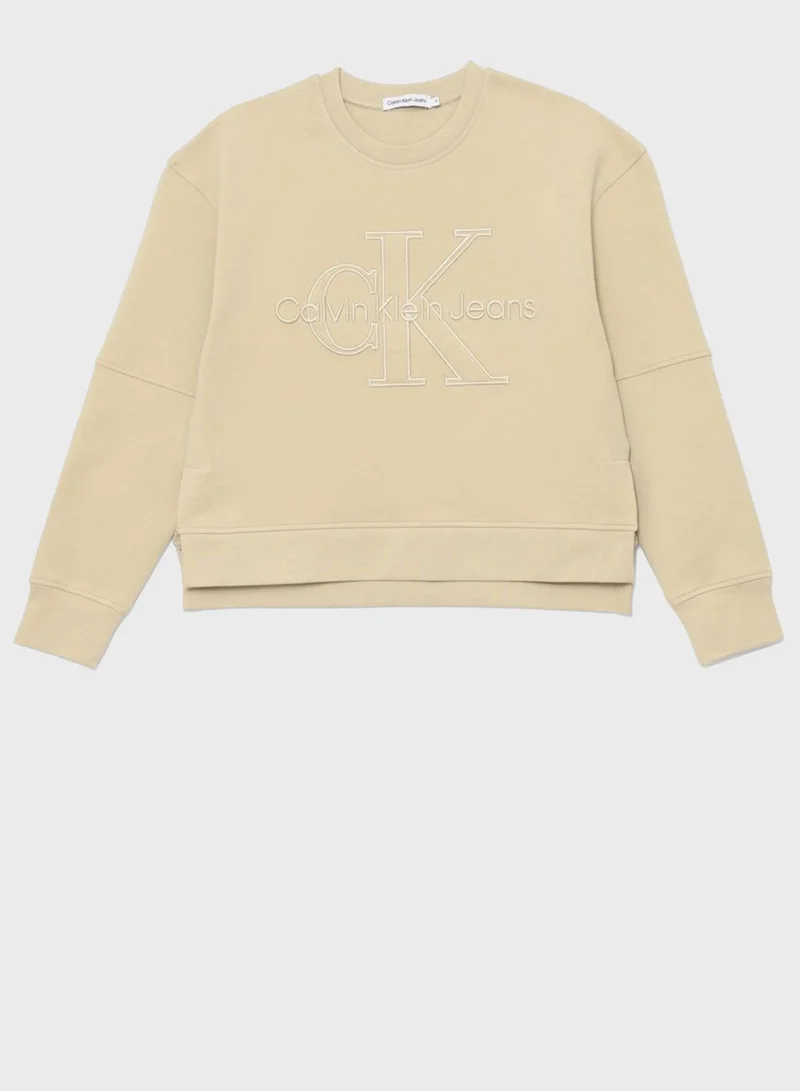 Calvin Klein Jeans Kids Logo Sweatshirt