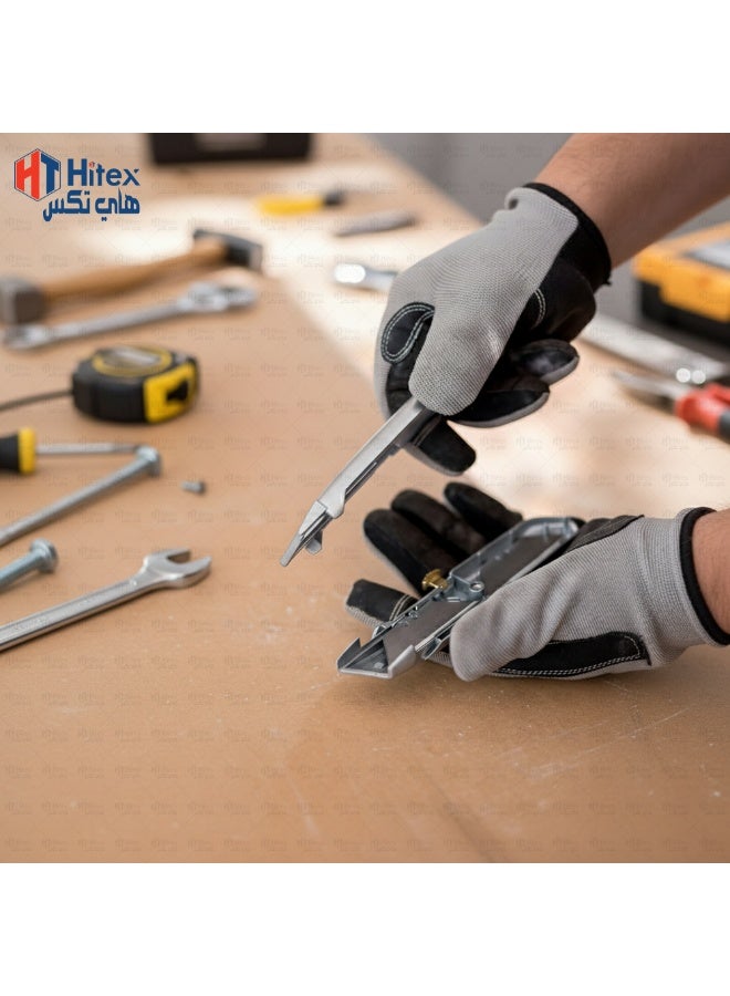 Hitex Master Heavy Duty Retractable Knife – Metal Body, 3-Position Slide, 3 Blades Included | Utility Cutter | 6" - Image 4