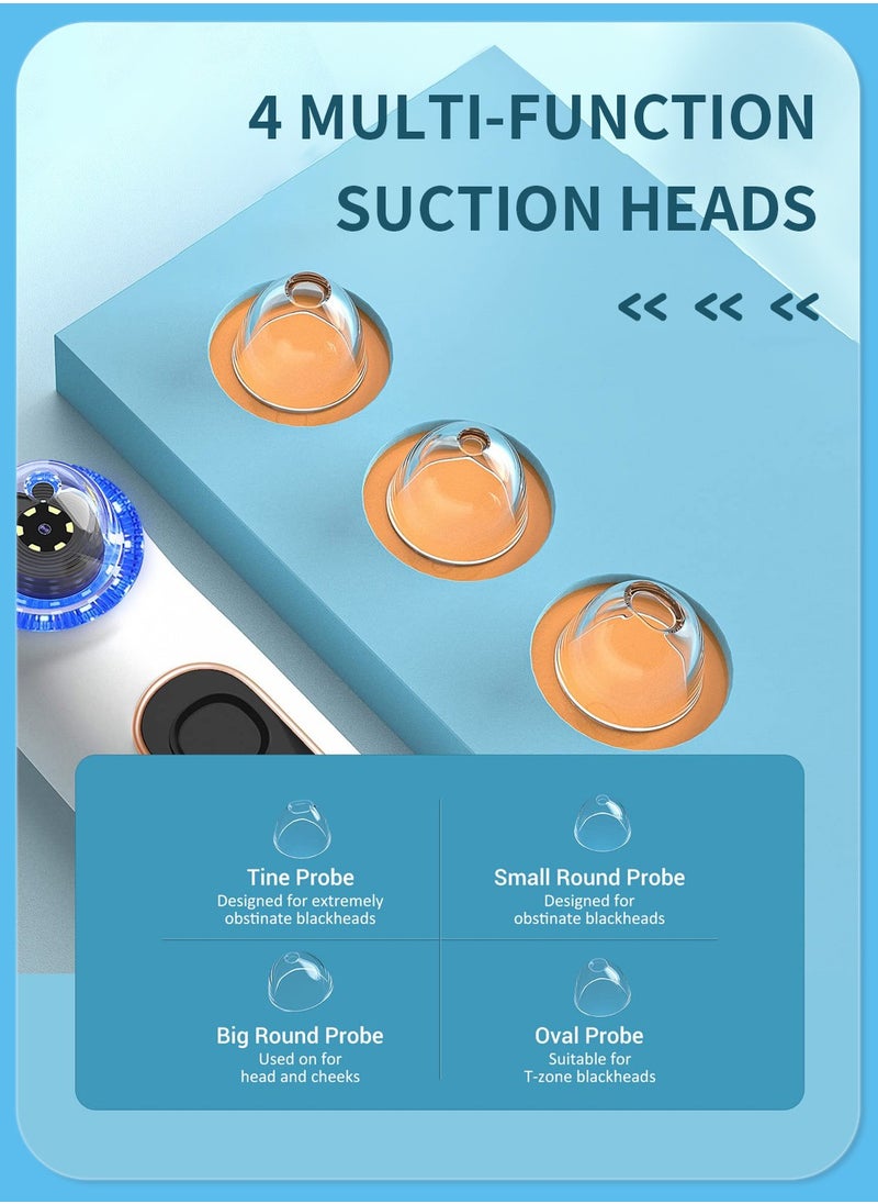LEOKOR - Blackhead Remover Vacuum Pore Cleaner with Cameta 30x Real Time Monitoring Upgraded Visual Facial Pore Cleaner Blue Light Therapy - Image 1