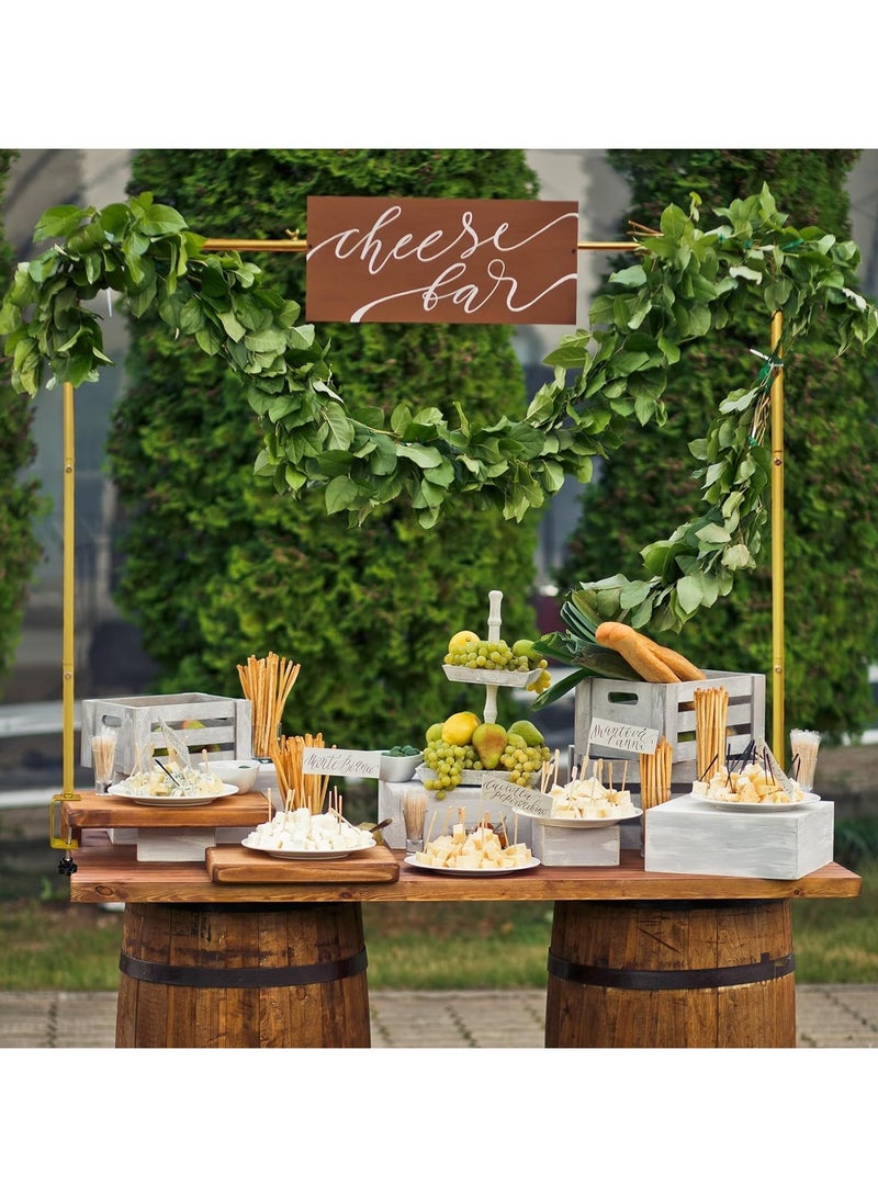 VUCATIN Metal Arch Backdrop Stand with Clamps Adjustable Over The Table Rod Stand Metal Table Arch for Wedding Birthday Party Anniversary Decoration Supplies (Gold) - Image 5