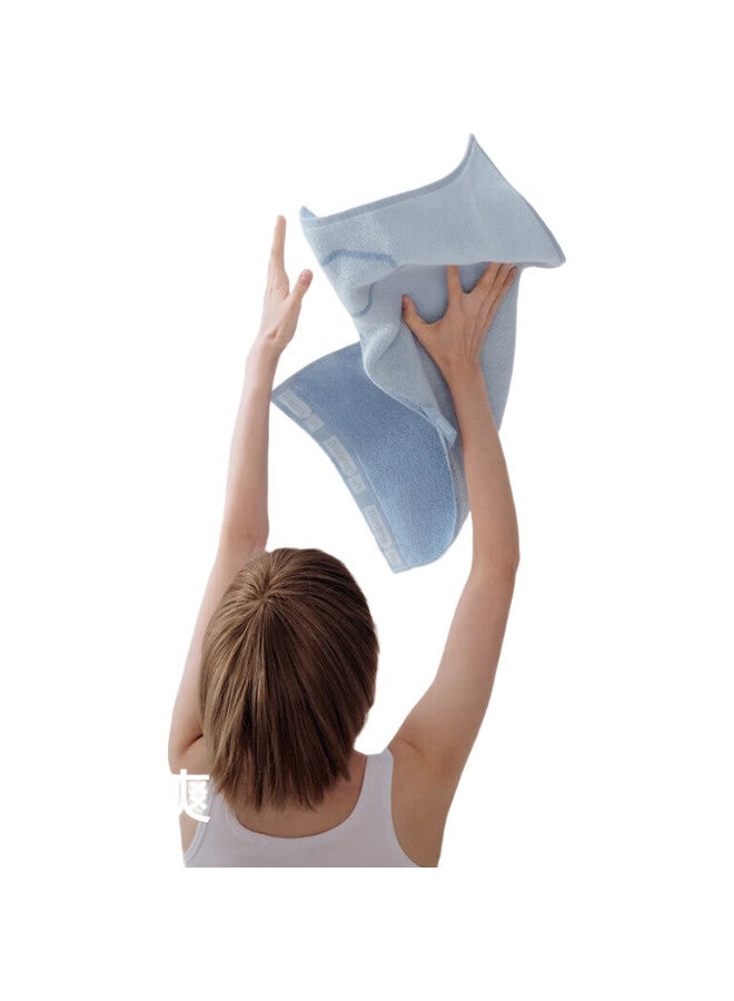 Bananain Jiaonei 301H Towel For Men And Women, 100% Pure Cotton, 7A Antibacterial, For Home Bathing And Face Washing, Absorbent, Thickened Face Towel - Shadow Gray - Image 2