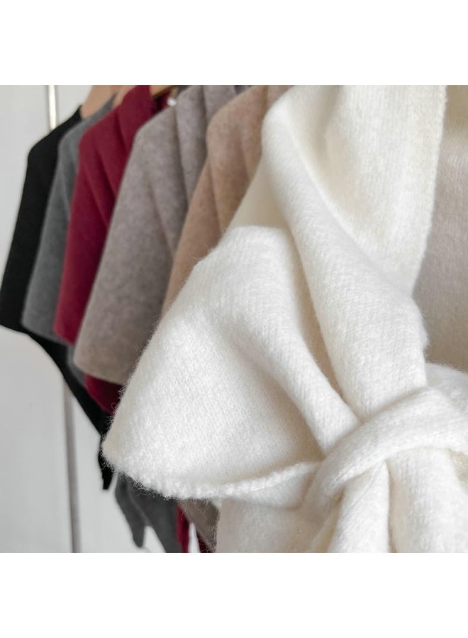 أوشيما Washmina Shawl لفة، شوال شتاء لفة دافئة ناعمة النساء حياكن شوال وغلفة، صوف كاشمير كنزة شول سكارف 2026. - Image 4