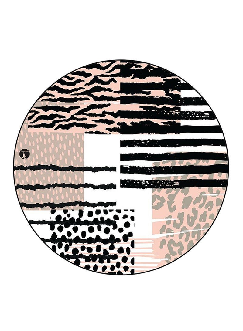 RKN Patterns Printed Large Round Pin Badge Multicolour - Image 2