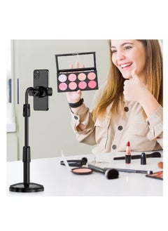 ECVV ECVV Universal Mobile Phone Holder Stand, Height Angle Adjustable Cell Phone Stand for Office, Flexible Desk iPhone Stand Compatible with All Phones  - Image 2