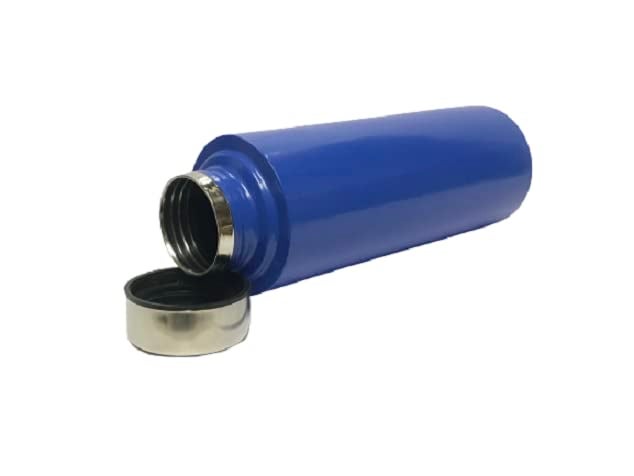 Dynore Stainless Steel Navy Blue Color FridgeSchoolOffice Bottle 500 ml