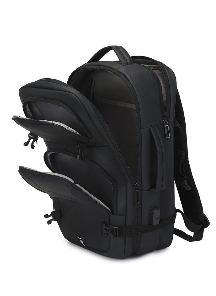 RAHALA - Rl-2023 Traveler Backpack Spacious 15.6-Inch Laptop Bag With Modern Design - Black - Image 1