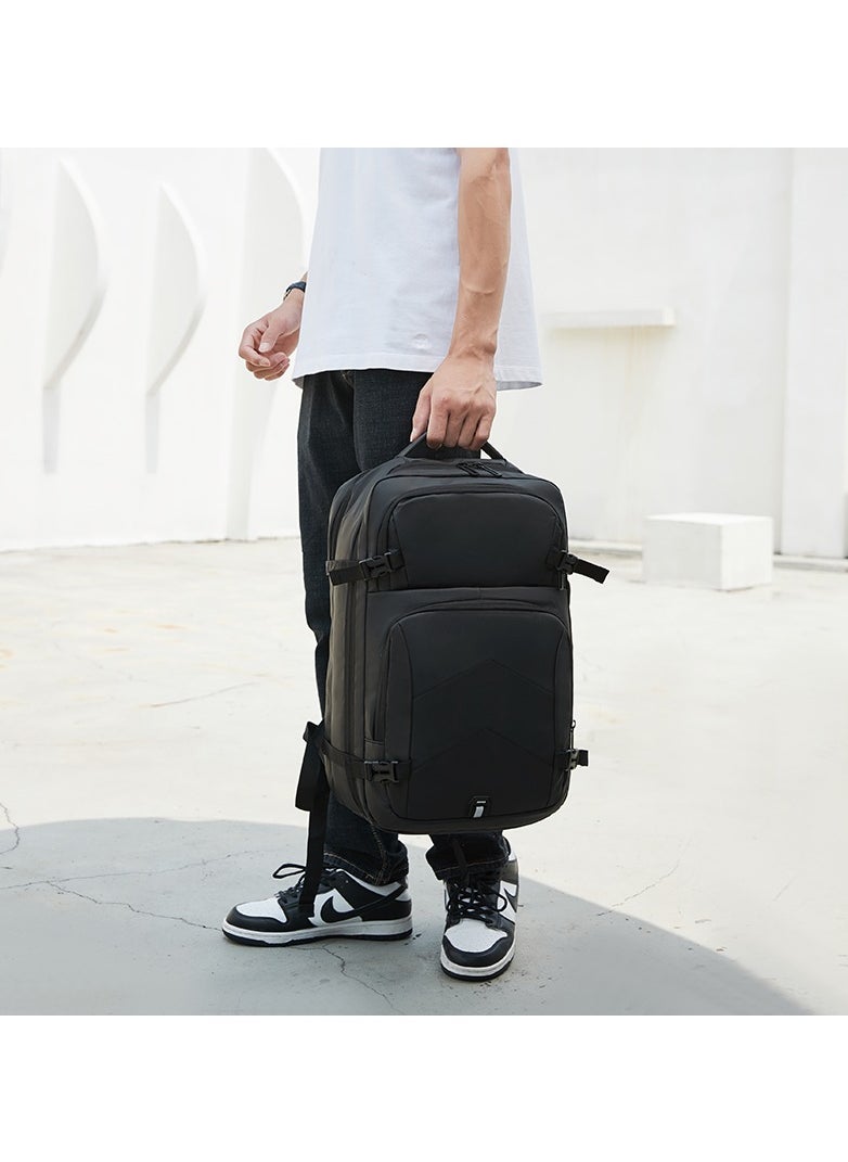 RAHALA - Rl-2023 Traveler Backpack Spacious 15.6-Inch Laptop Bag With Modern Design - Black - Image 1