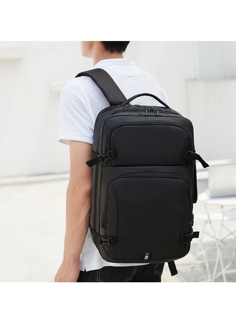 RAHALA - Rl-2023 Traveler Backpack Spacious 15.6-Inch Laptop Bag With Modern Design - Black - Image 1